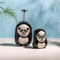 Dzieci inny Podróże^Zestaw walizka i plecak dla dzieci PANDA